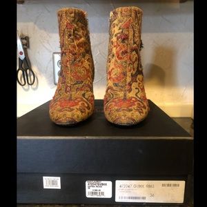 Tapestry Saint Laurent Boots